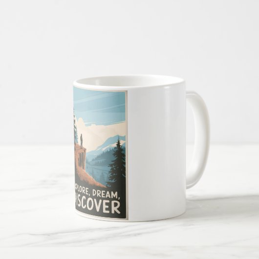 Mug Découvrez le rêve (Devant droit)