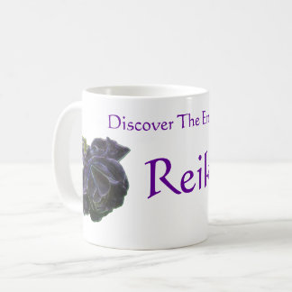 Mug Découvrez l'énergie de Reiki Purple Rose