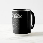 Mug Découvrez Mon Six Pack Pilote Aviation Drôle Gym F (Devant droit)