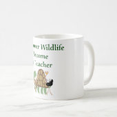 Mug Découvrez que la faune vont bien à un professeur. (Devant droit)
