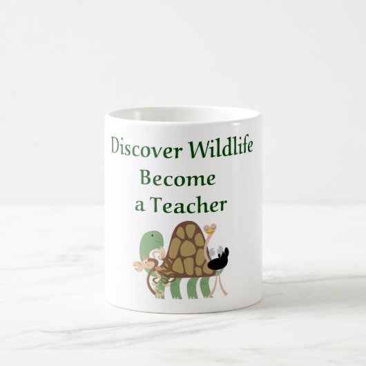 Mug Découvrez que la faune vont bien à un professeur. (Centre)