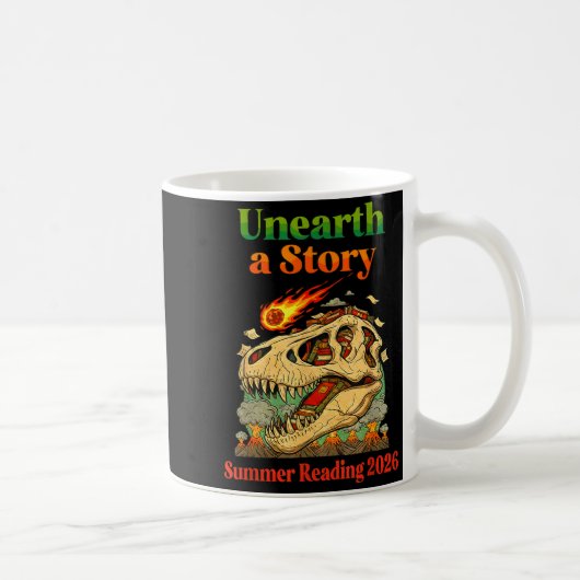 Mug Découvrez une histoire de lecture d'été 2026 drôle (Droite)