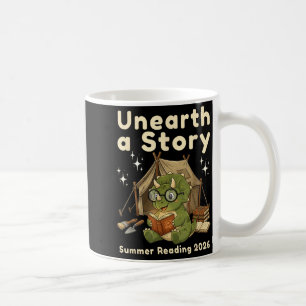 Mug Découvrez une histoire été lecture 2026 tricératop