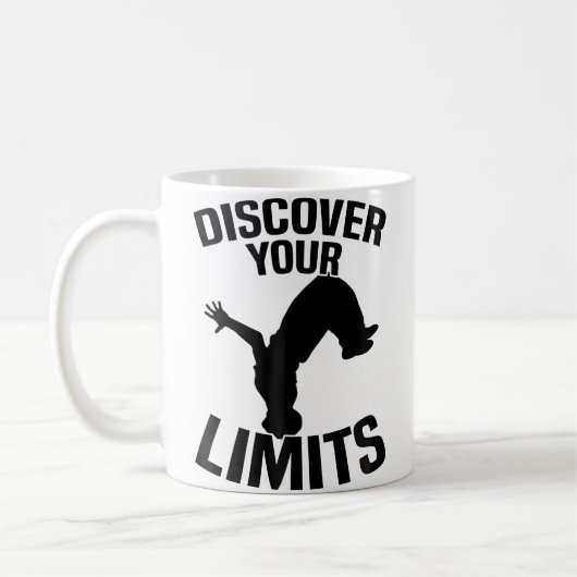 Mug Découvrez vos limites Parkour (Gauche)