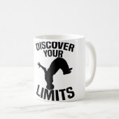 Mug Découvrez vos limites Parkour (Devant droit)
