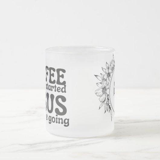 Mug d'écriture personnalisée (Centre)