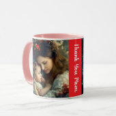 Mug Dédicace aux mamans (Devant gauche)