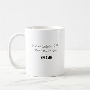 Mug Dédication Sincère à Nos Étoiles Étudiantes Unique