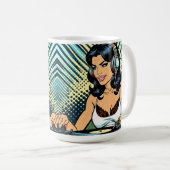 Mug Deejay Jamming Art Pop Assez Joli (Devant droit)