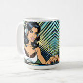 Mug Deejay Jamming Art Pop Assez Joli (Devant gauche)