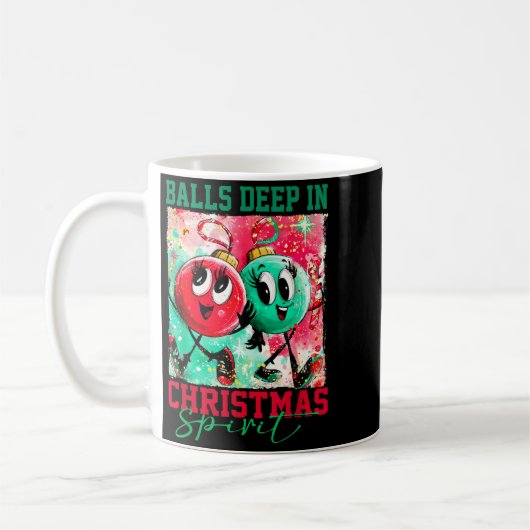 Mug Deep In Christmas Srit Christmas Humorous Festive (Gauche)