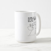 Mug Deep Soul Introvert philosophie citation Nietzsche (Devant droit)