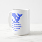 Mug DEEPSEEK Texte personnalisable modifiable personna (Devant gauche)