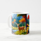 Mug Deer d'or debout dans la forêt-987679 (Devant gauche)
