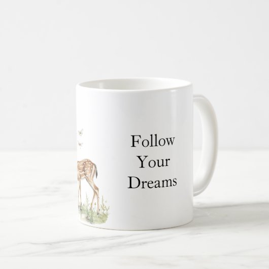 Mug Deer Dragonflies Dream (Devant droit)