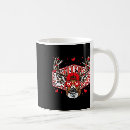 Mug Deer Hunting Xoxo Valentine Buck Boys Cap Men Wome (Droite)