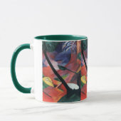 Mug Deer in the Forest II par Franz Marc; Reh im Walde (Gauche)