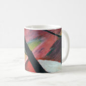 Mug Deer in the Forest II par Franz Marc; Reh im Walde (Devant droit)