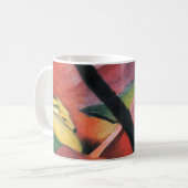 Mug Deer in the Forest II par Franz Marc; Reh im Walde (Devant gauche)