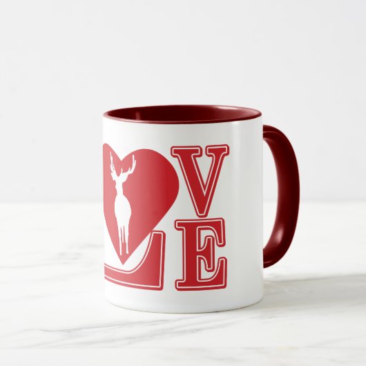 Mug Deer Love (Devant droit)