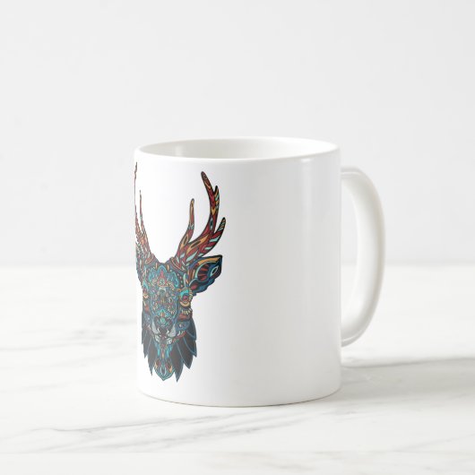 Mug Deer Mandala (Devant droit)
