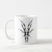 Mug Deer Skull Tribal Design pour les chasseurs de cer (Gauche)