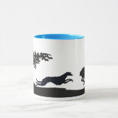 Mug Deerhound en chasse (Centre)