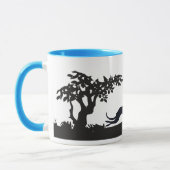 Mug Deerhound en chasse (Gauche)