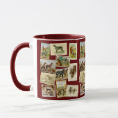 Mug Deerhound Vintage (Gauche)