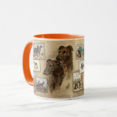 Mug Deerhound Vintage (Devant gauche)