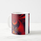 Mug Déesse ambre - passion d'orange et d'or (Devant gauche)