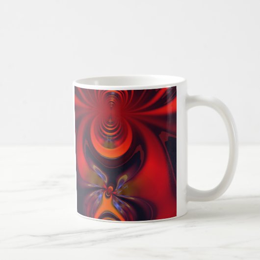 Mug Déesse ambre - passion d'orange et d'or (Droite)