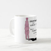 Mug Déesse antique de Wiccan Rede (Devant gauche)