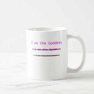 Mug Déesse avec des lignes