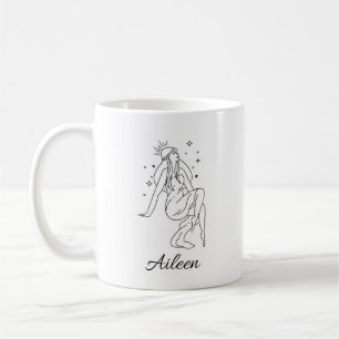 Mug Déesse céleste personnalisée Halloween