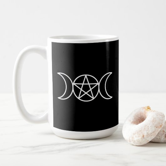 Mug Déesse du Pentacle Triple Moon (Avec donut)
