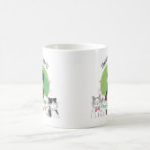 Mug Déesse folle des chats amusant (Centre)