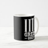 Mug Déesse Grecque Pour Une Fière Grecque (Devant droit)