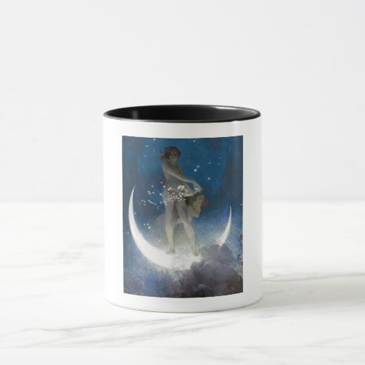 Mug Déesse Luna la nuit semant des étoiles (Centre)