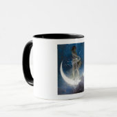 Mug Déesse Luna la nuit semant des étoiles (Devant gauche)