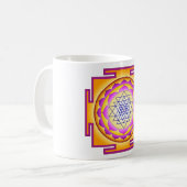 Mug Déesse Shri Lalitha Tripura Sundari de Sri Chakra (Devant gauche)