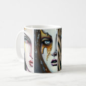 Mug Déesses dorées Ai Art (Devant gauche)