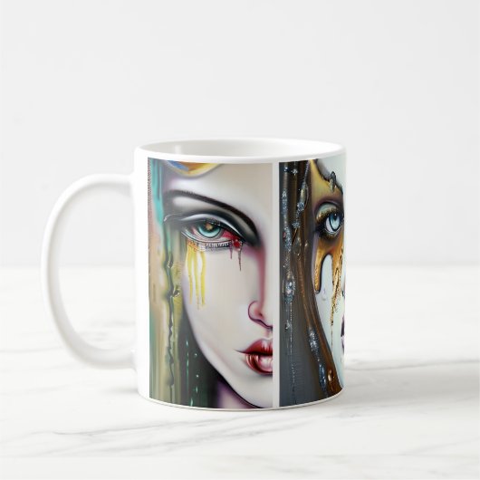 Mug Déesses dorées Ai Art (Gauche)