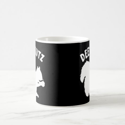 Mug Deez Nuts Nutcracker Noël Pyjama drôle laide X (Centre)