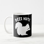Mug Deez Nuts Nutcracker Noël Pyjama drôle laide X (Gauche)