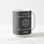 Mug Défaillance critique DnD (Devant droit)
