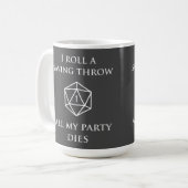 Mug Défaillance critique DnD (Devant gauche)