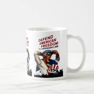 Mug Défendre la liberté américaine