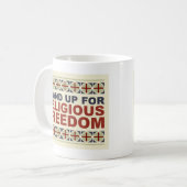 Mug Défendre La Liberté Religieuse (Devant gauche)