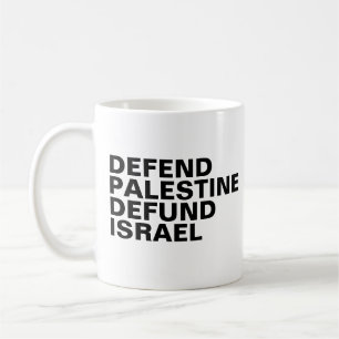 Mug Défendre la Palestine pour le remboursement d'Isra